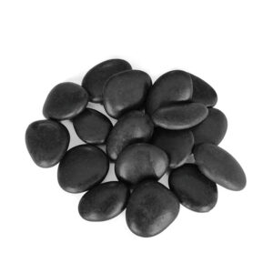 A-Grade Polished Black Pebbles for Landscaping & Décor