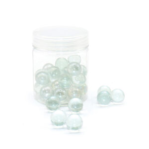 Clear Glass Marbles – Crystal Transparent Glass Balls for Decoration & Display