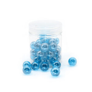 Ocean Blue Glass Marbles – Deep Sea Tone Decorative Glass Balls