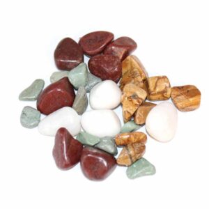 Premium Mixed Color Polished Gravel Stones for Landscaping & Decoration