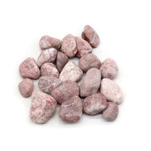 Red Granite Pebbles - Matt Red Stone for Landscaping & Décor