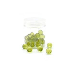 Transparent Yellow Glass Marbles for Vase Fillers and Decoration