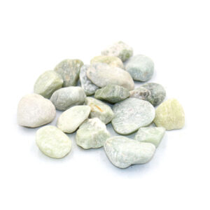 Tumbled Jade Green Stones - Natural Smooth Pebbles for Landscaping
