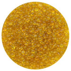 Yellow Small Glass Beads for Pool Finishes and Decorative Use